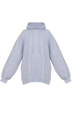 Oversized Hooded Sweatshirt Dress-PrettyLittleThing Discount