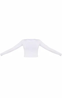 PrettyLittleThing T-Shirts*Premium Fitted Long Sleeve T Shirt