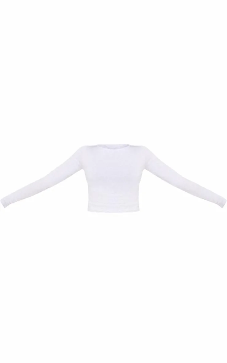 PrettyLittleThing T-Shirts*Premium Fitted Long Sleeve T Shirt
