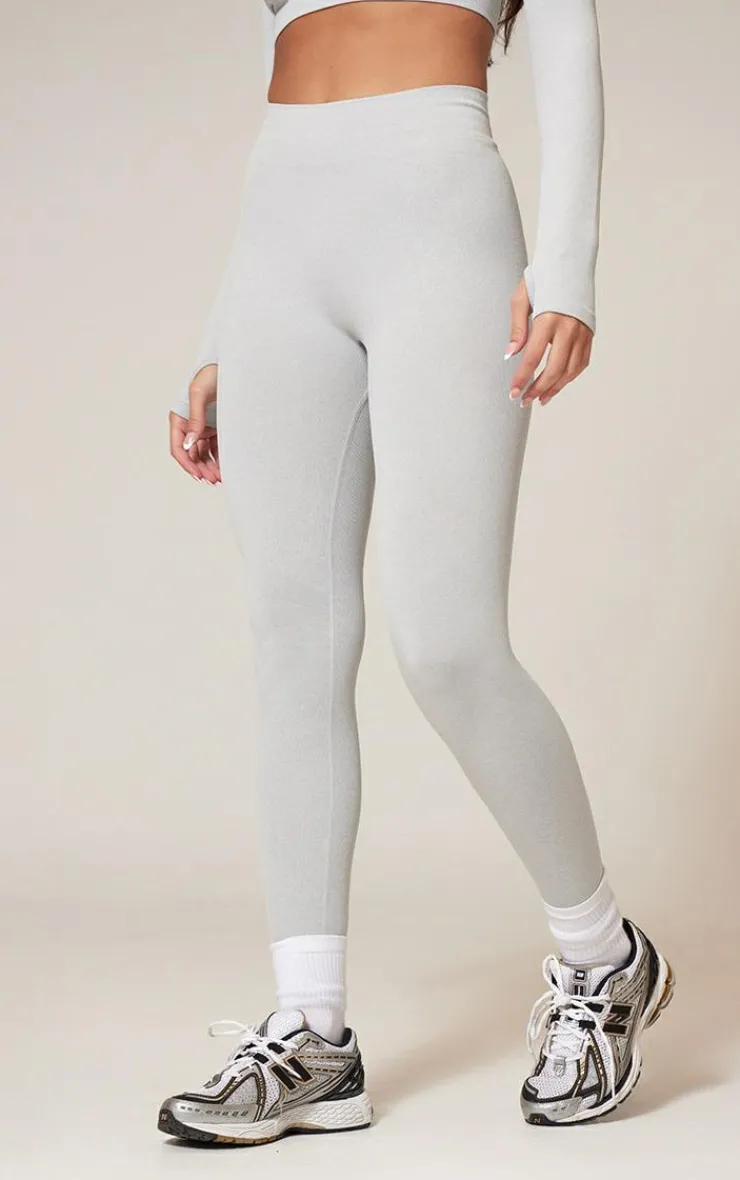 PrettyLittleThing Seamless Gym Wear*Marl Seamless Gym Leggings