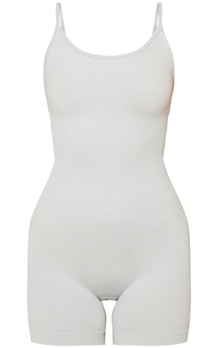 PrettyLittleThing Seamless Gym Wear*Marl Seamless Gym Unitard