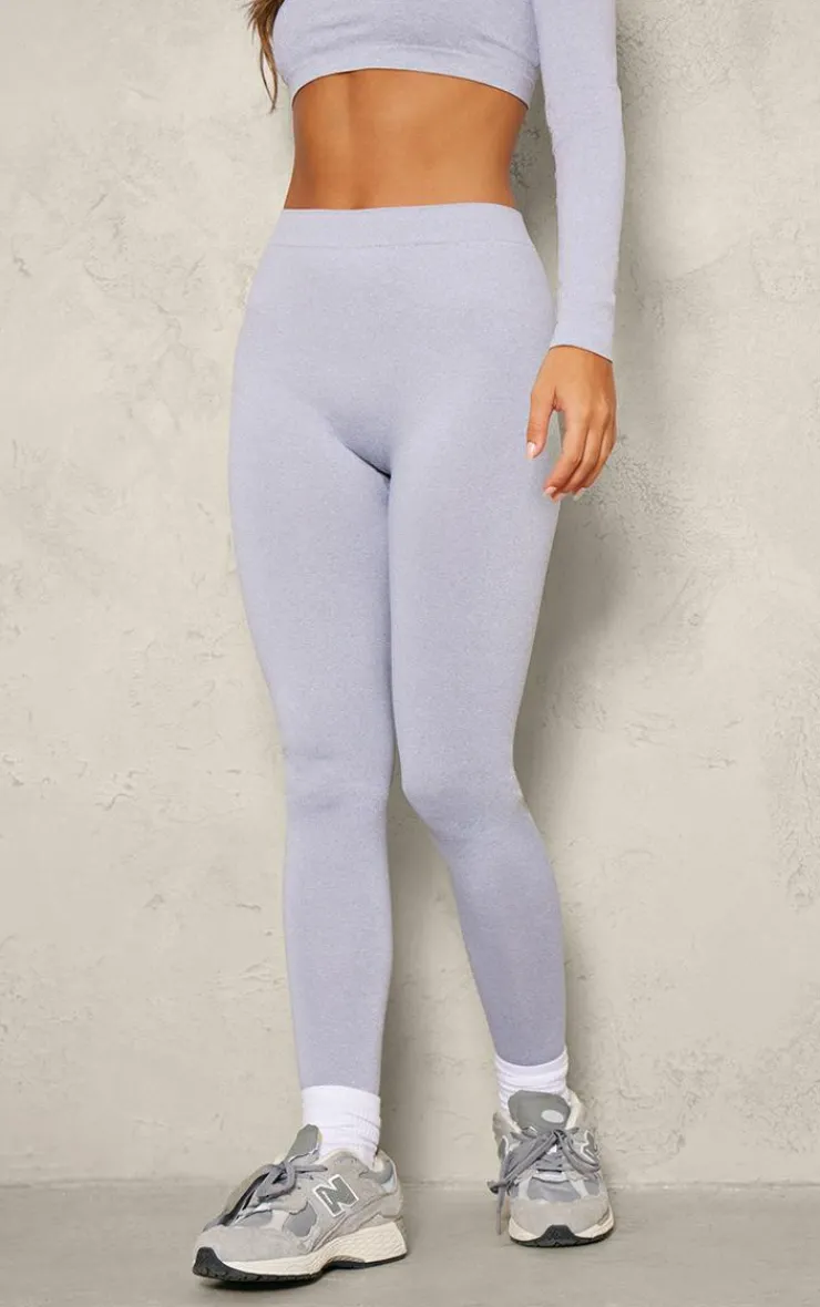 PrettyLittleThing Seamless Gym Wear*Seamless Melange High Waisted Legging