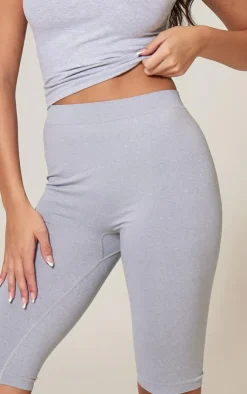 PrettyLittleThing Seamless Gym Wear*Seamless Melange High Waist Capri Leggings
