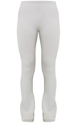 PrettyLittleThing Yoga Pants*Marl Seamless Rib Flare Yoga Pants