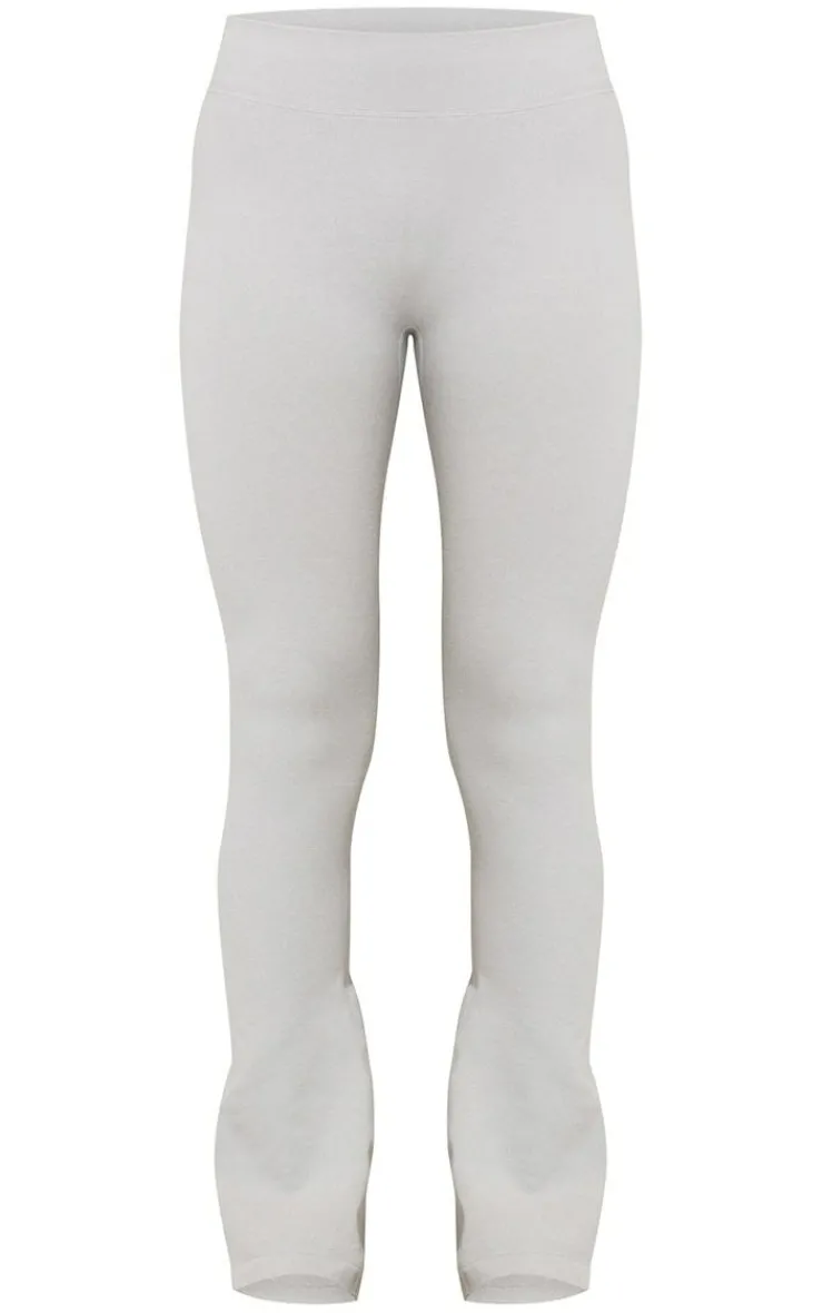PrettyLittleThing Yoga Pants*Marl Seamless Rib Flare Yoga Pants