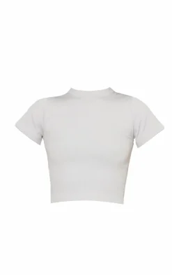 PrettyLittleThing Workout Tops*Marl Seamless Short Sleeve Top
