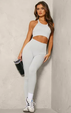 PrettyLittleThing Sports Bras*Marl Seamless Sports Bra