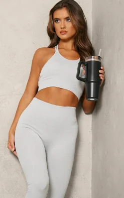 PrettyLittleThing Sports Bras*Marl Seamless Sports Bra