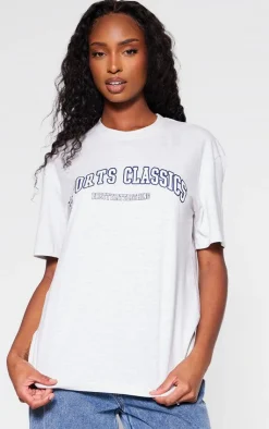 PrettyLittleThing T-Shirts*Sports Classic Printed Oversized T Shirt
