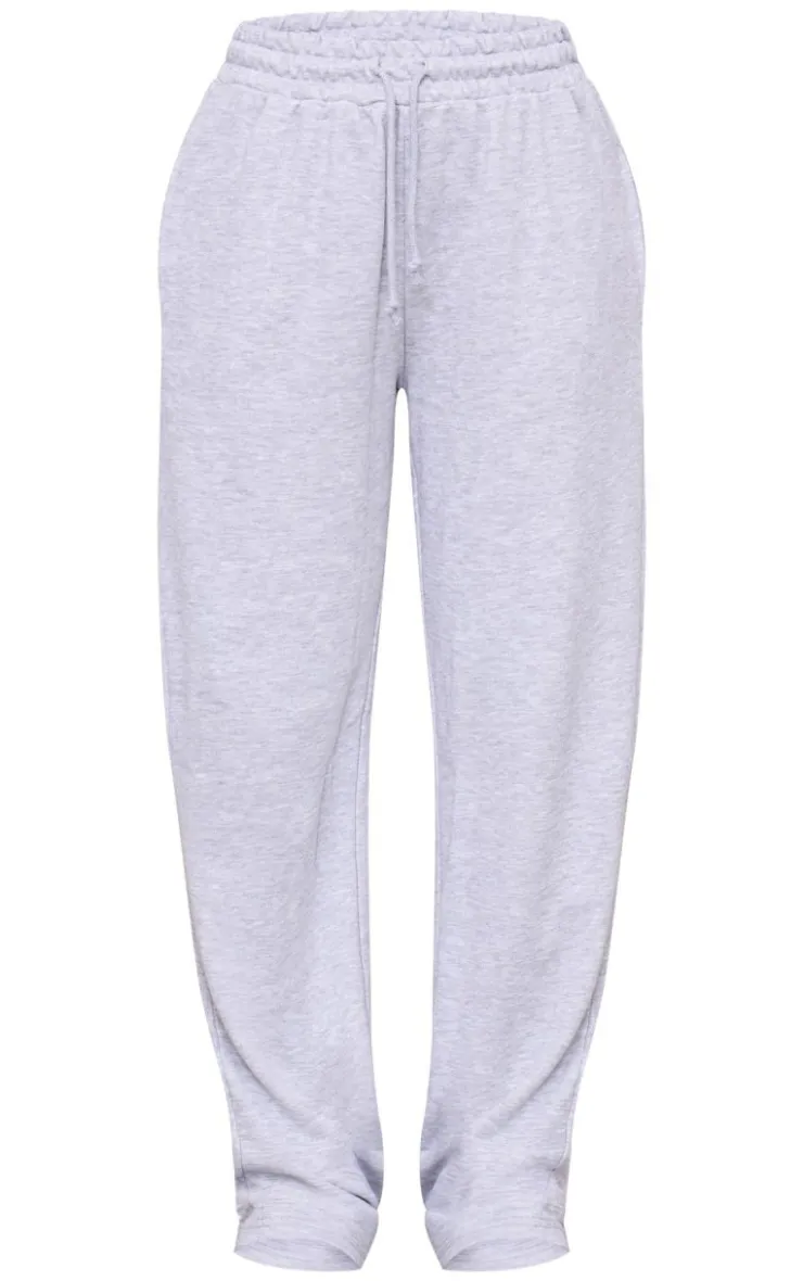 Hot PrettyLittleThing Straight Leg Sweatpants Grey Marl