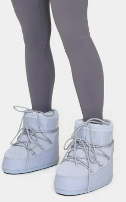 PrettyLittleThing Ankle Boots*Moon Boot Quilt Icon Low