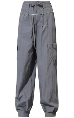 Grey Parachute Oversized Shell Cargos