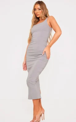 Stretch Woven Maxi Dress-PrettyLittleThing New