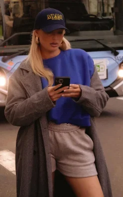 Grey Sweat Pocket Shorts