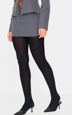 Online PrettyLittleThing Tailored Woven Glitter Pinstripe Micro Mini Skirt Grey