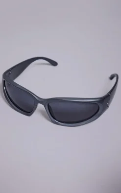 PrettyLittleThing Visor Sunglasses*Thick Frame Narrow Visor Sunglasses
