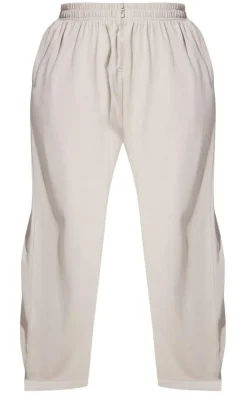 Best PrettyLittleThing Zip Front Wide Leg Sweatpants Grey