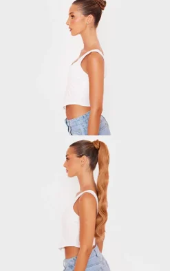 PrettyLittleThing Hair Extensions*Hair Choice Extensions Power Pony Wavy 26 Inch Amber