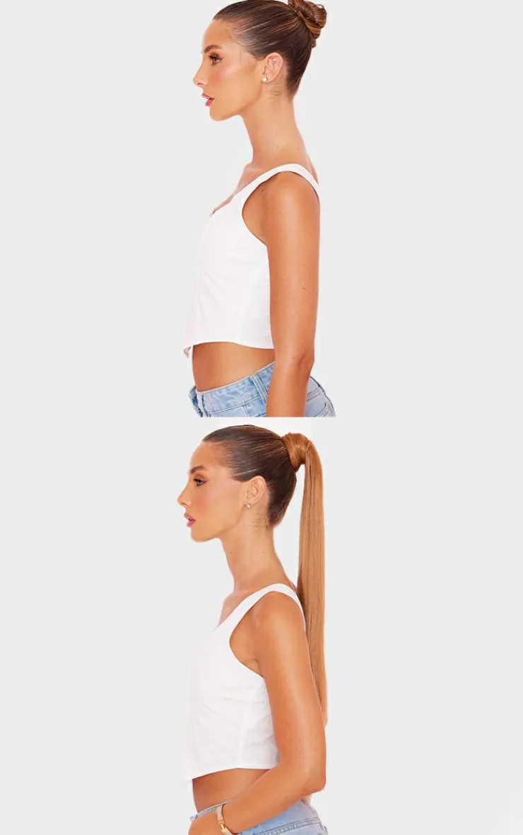 PrettyLittleThing Hair Extensions*Hair Choice Extensions Power Pony 26 Inch Straight Amber