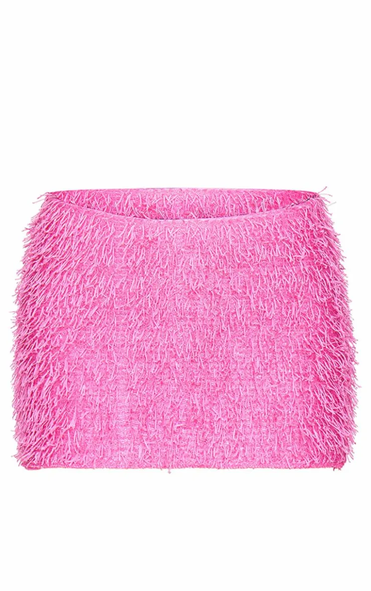 PrettyLittleThing Christmas Day Outfits*Eyelash Tinsel Detail Mini Skirt
