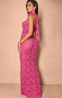 Lace Maxi Dress-PrettyLittleThing Sale