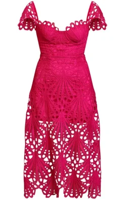 Lace Midaxi Dress-PrettyLittleThing Clearance
