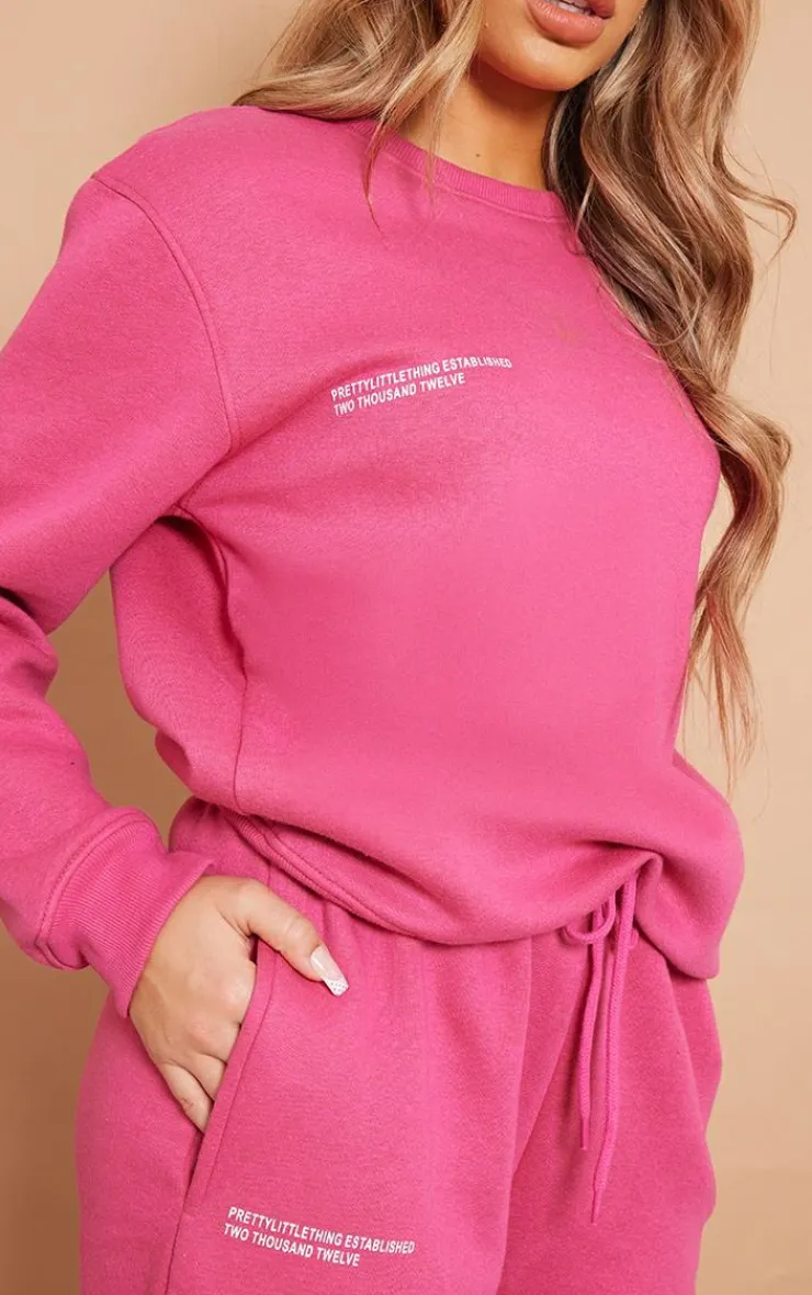 PrettyLittleThing Graphic Sweatsuits*Est 2012 Sweatpant