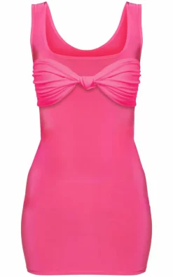 Twist Bust Bodycon Dress-PrettyLittleThing Outlet