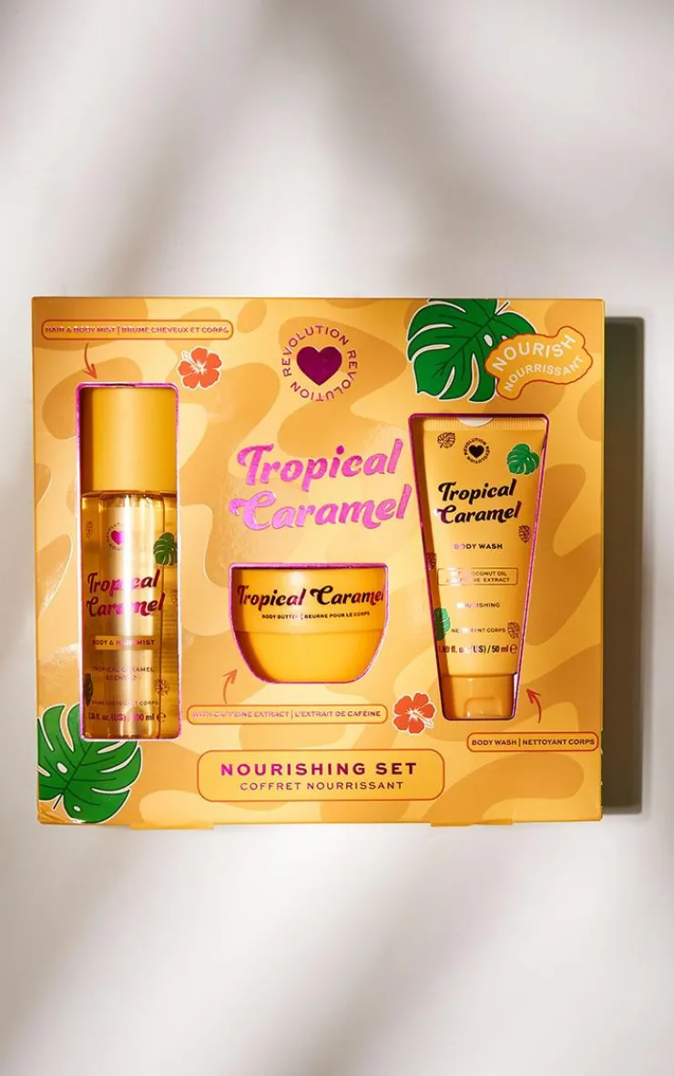PrettyLittleThing Bath & Body*I Heart Revolution Tropical Caramel Bath Body Gift Set