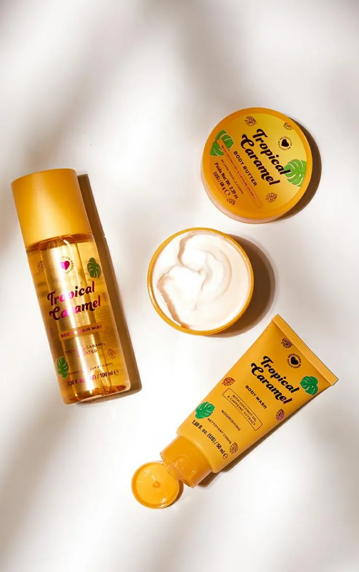 PrettyLittleThing Bath & Body*I Heart Revolution Tropical Caramel Bath Body Gift Set