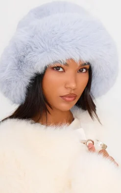 PrettyLittleThing Hats*Fluffy Faux Fur Bucket Hat