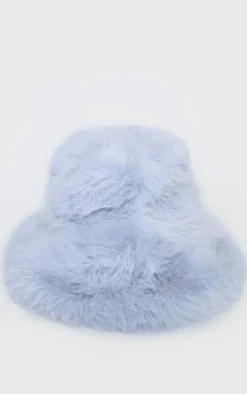 PrettyLittleThing Hats*Fluffy Faux Fur Bucket Hat