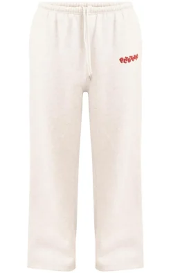 Ice Grey PLT Studio Archive Puff Print Thin Waistband Sweatpants