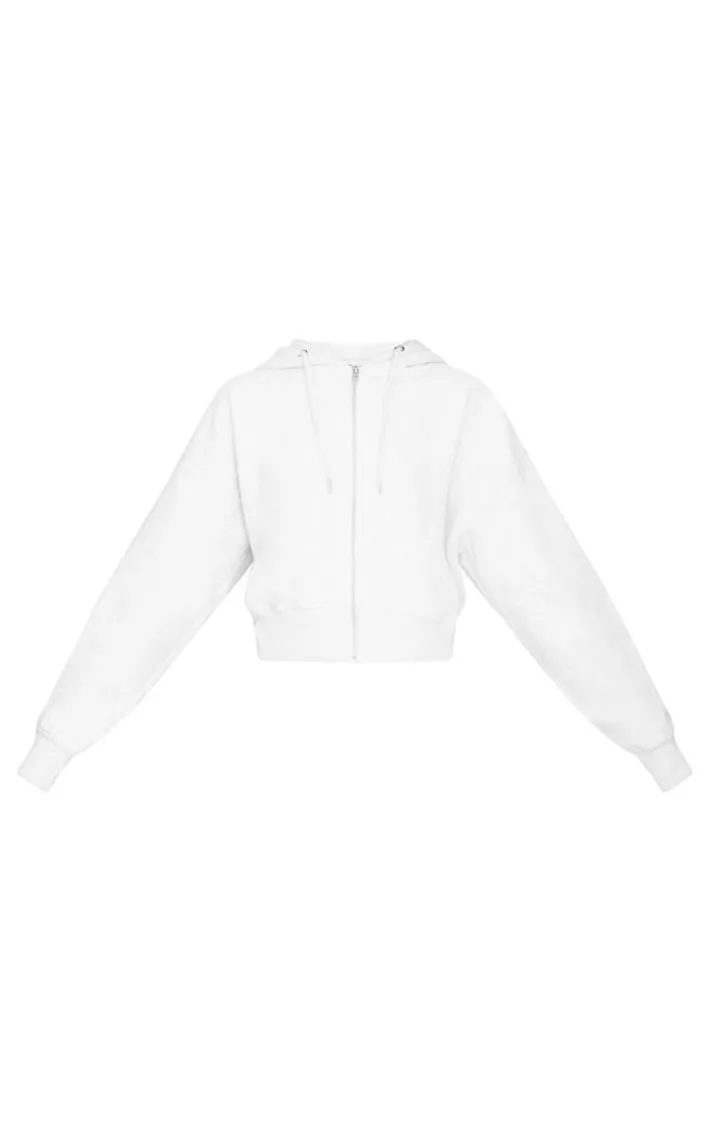 Ice Grey Studio Archive Embroidered Zip Up Jacket