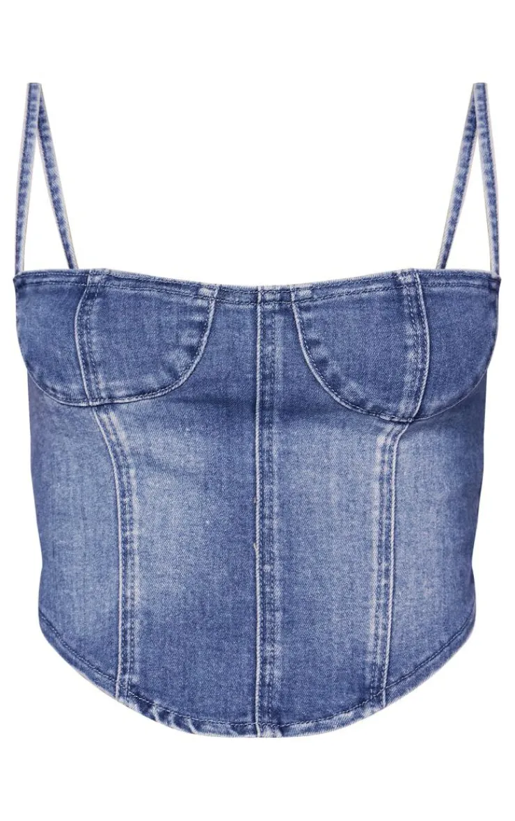 PrettyLittleThing Corsets*Cup Detail Dipped Hem Corset