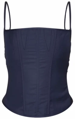 PrettyLittleThing Corsets*Premium Woven Lace Up Back Corset