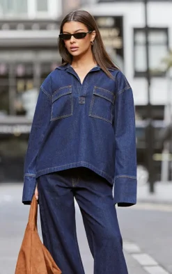 PrettyLittleThing Christmas Shop*Slouchy Wide Leg Jeans