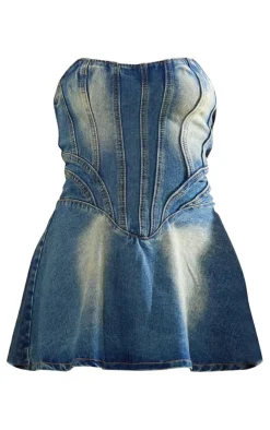 Seam Detail Mini Dress-PrettyLittleThing Clearance