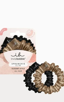 PrettyLittleThing Hair Care*Invisibobble Sprunchie Slim True Golden 2 Pack