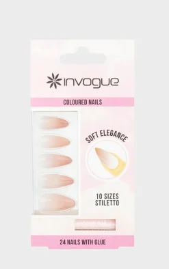 PrettyLittleThing Nails*Invogue Soft Elegance Stiletto Nails (24 Pieces)