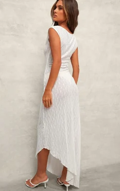 Floral Lace Boat Neck Maxi Dress-PrettyLittleThing Best