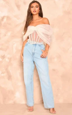 PrettyLittleThing Corsets*Organza Bow Corset