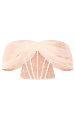 PrettyLittleThing Corsets*Organza Bow Corset