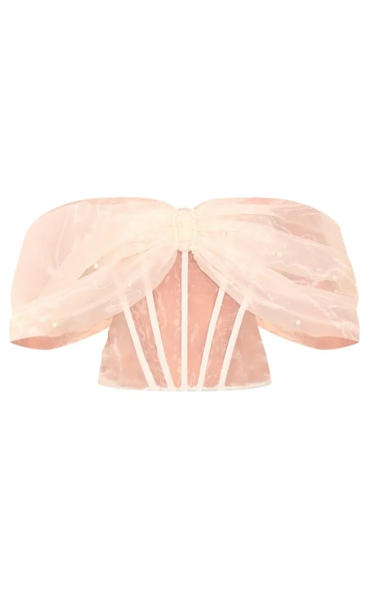 PrettyLittleThing Corsets*Organza Bow Corset