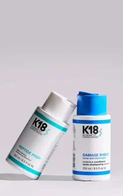 PrettyLittleThing Hair Care*K18 Peptide Detox Shampoo & Damage Shield Conditioner Bundle (Worth £78)