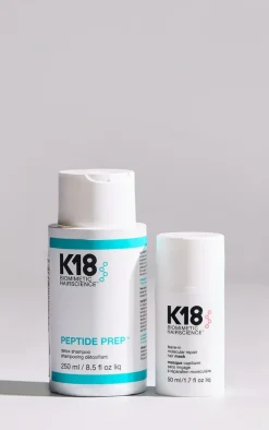 PrettyLittleThing Hair Care*K18 Peptide Detox Shampoo & Molecular Repair Mask Bundle (Worth £99)