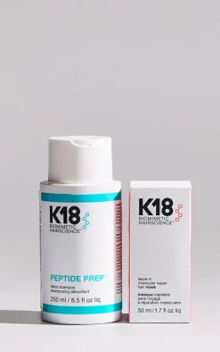 PrettyLittleThing Hair Care*K18 Peptide Detox Shampoo & Molecular Repair Mask Bundle (Worth £99)