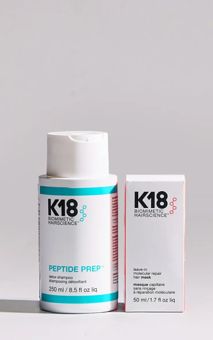 PrettyLittleThing Hair Care*K18 Peptide Detox Shampoo & Molecular Repair Mask Bundle (Worth £99)