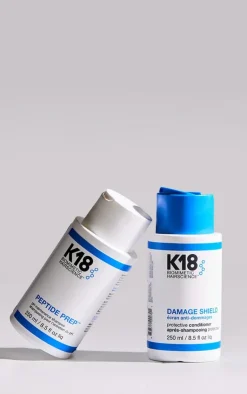 PrettyLittleThing Hair Care*K18 Peptide Prep Shampoo & Damage Shield Conditioner Bundle (Worth £78)