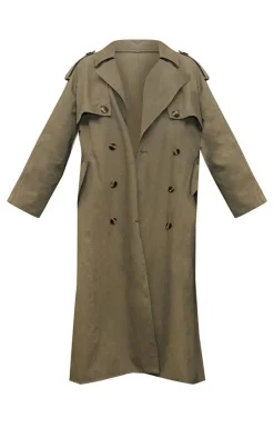 PrettyLittleThing Trench Coats*Belted Double Breasted Trench Coat